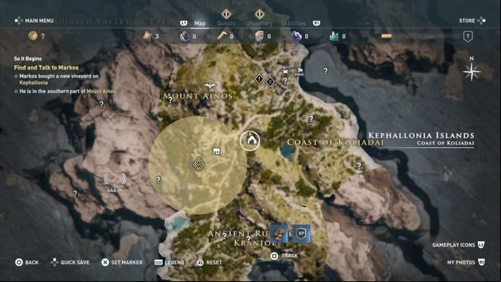 Mission start: Enter the Drogarati cave; talk to the inhabitant - AC Odyssey: Kephallonia Islands, Side Quests - Side Quests - Assassins Creed Odyssey Guide