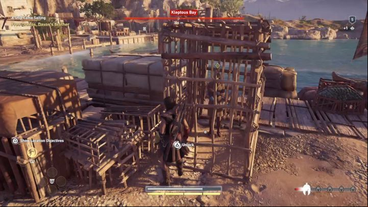 Mission start: Pronnoi Peninsula, near the gulf - AC Odyssey: Kephallonia Islands, Side Quests - Side Quests - Assassins Creed Odyssey Guide