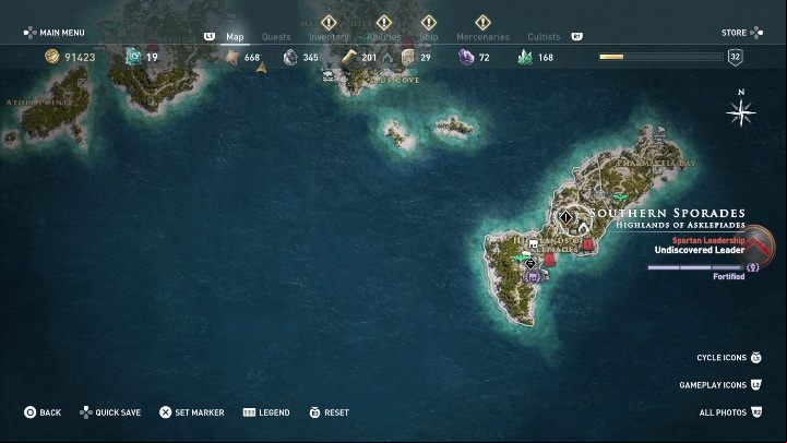 How to start: Speak with Markos - AC Odyssey: Southern Sporades, Side Quests - Side Quests - Assassins Creed Odyssey Guide
