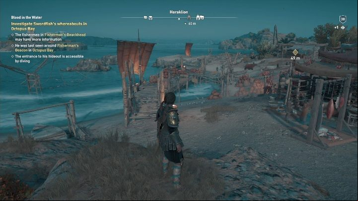 Blood in the Water is the final sub-task of the mission - AC Odyssey: Messara, Side Quests - Side Quests - Assassins Creed Odyssey Guide