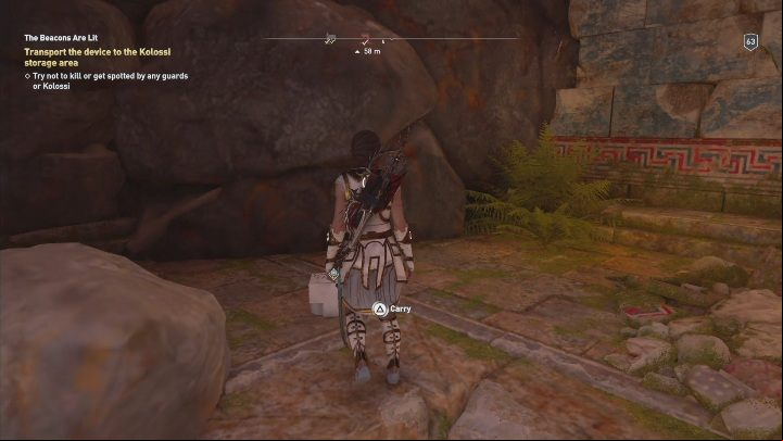 This task requires you to transport an item to the Palace of the Kolossi - AC Odyssey Fate of Atlantis: Dominance is Bliss - Episode 1 - Fields of Elysium - Assassins Creed Odyssey Guide