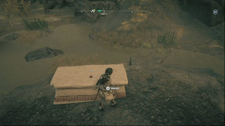 How to solve: The solution of the puzzle is in the western part of the map - AC Odyssey Fate of Atlantis: Episode 2, Torment of Hades - Ainigmata Ostrakas - Ainigmata Ostraka - Assassins Creed Odyssey Guide