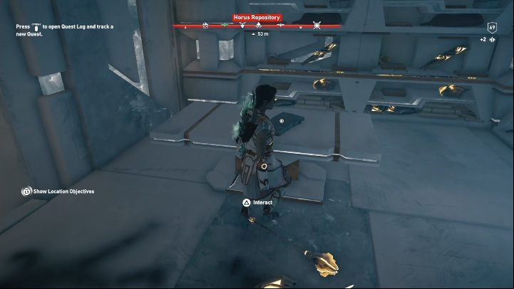 Location of Ainigmata Ostraka: In the Hours Repository, on the table, you will find the first element of the puzzle - AC Odyssey Fate of Atlantis: Episode 3, Judgment of Atlantis - Ainigmata Ostrakas - Ainigmata Ostraka - Assassins Creed Odyssey Guide