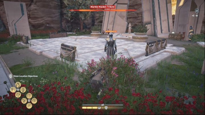 One of Marble Maiden Tributes can be found just near Veiled Altar of Hermes - AC Odyssey Fate of Atlantis: Minoss Faith, Marble Maiden Tribute - Marble Maiden Tribute - Assassins Creed Odyssey Guide