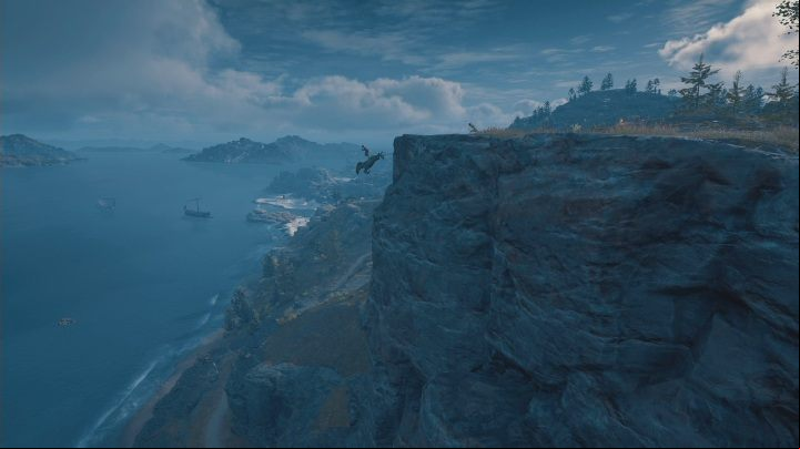 When you deliver the horse, the woman will jump off a cliff - One really, really bad day - Side Quests in Assassins Creed Odyssey - Free DLC Side Quests - Assassins Creed Odyssey Guide