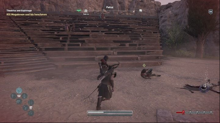 You are attacked by Megakreon - AC Odyssey Legacy of the first blade: Order of the Storm - Order of the Ancients - Assassins Creed Odyssey Guide