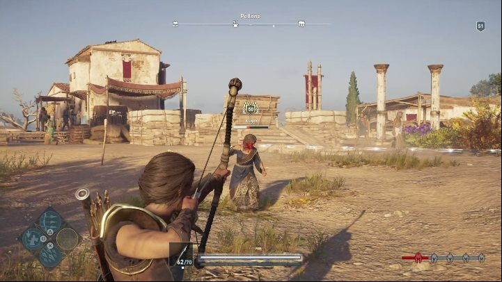 She is in Pellene - AC Odyssey Legacy of the first blade: Order of the Storm - Order of the Ancients - Assassins Creed Odyssey Guide