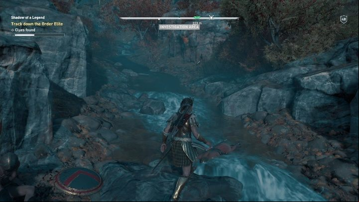 This task will begin with a search for clues of crime around the village - AC Odyssey Legacy of the first blade: Shadow of Legend - Episode 1 - Assassins Creed Odyssey Guide