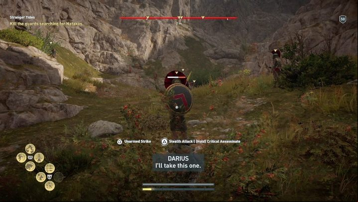 After examining the traces, you and your companion will go to the next place - AC Odyssey Legacy of the first blade: Stranger Tides - Episode 2 - Shadow Heritage - Assassins Creed Odyssey Guide