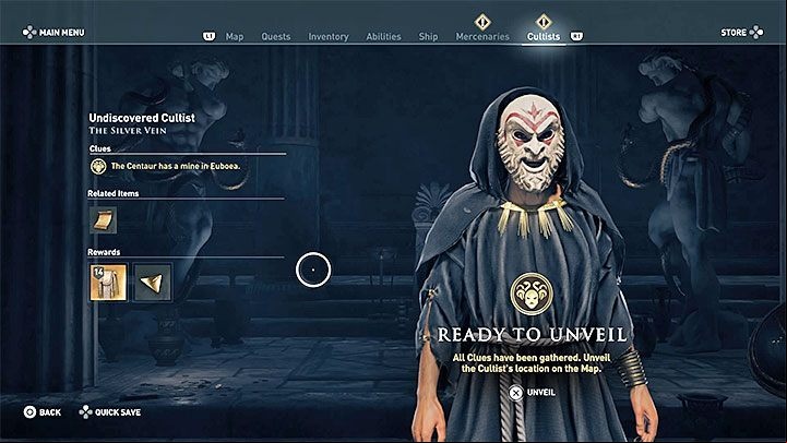 After collecting enough traces, you can open the given cultists bio and learn the identity and location of a Cultist of the Kosmos - AC Odyssey: Who are Kosmos Cultists? List of all Kosmos Cultists - Kosmos Cultists - Assassins Creed Odyssey Guide