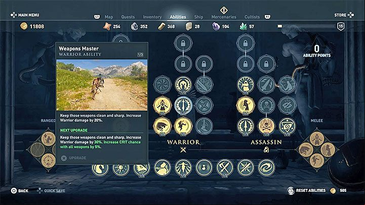 Predator Shot (Hunter tree) - An excellent ability when you want to eliminate enemies with a bow - AC Odyssey: Unlocking abilities - Tips - Assassins Creed Odyssey Guide