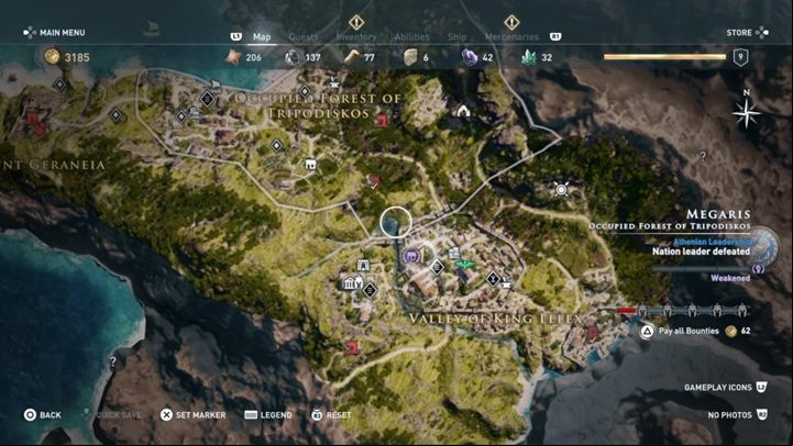 1 - AC Odyssey: Ainigmata Ostraka in Megaris - Ainigmata Ostraka - Assassins Creed Odyssey Guide