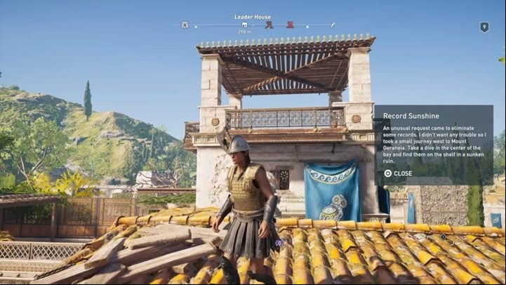 Location of the Ainigmata Ostraka: The leaders house - AC Odyssey: Ainigmata Ostraka in Megaris - Ainigmata Ostraka - Assassins Creed Odyssey Guide