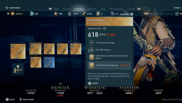 1 - AC Odyssey: Hunter Build - Best builds - Assassins Creed Odyssey Guide