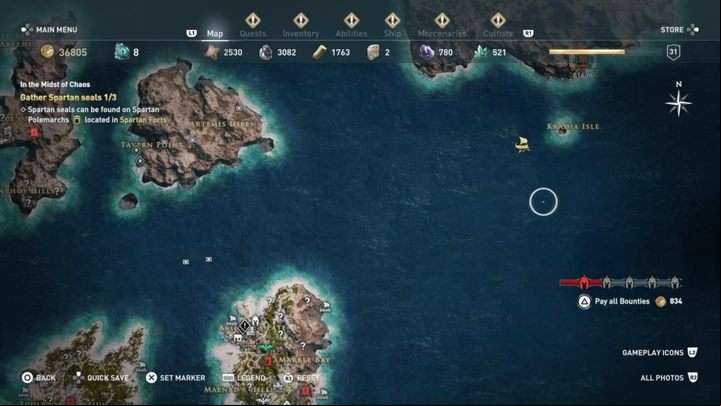 1 - AC Odyssey: Gods of the Aegean Sea - Kosmos Cultists - Kosmos Cultists - Assassins Creed Odyssey Guide