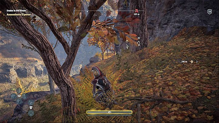 The second solution to the lack of health regeneration in combat is available right from the start and involves running away - AC Odyssey: How to heal your character? - FAQ - Assassins Creed Odyssey Guide
