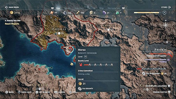 2 - AC Odyssey: How does the crime system work? - FAQ - Assassins Creed Odyssey Guide
