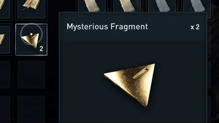 Mysterious Fragments are necessary in the process of upgrading the Spear - AC Odyssey: How to upgrade the Spear of Leonidas? - FAQ - Assassins Creed Odyssey Guide