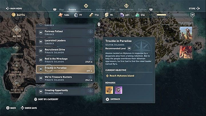 You already should have heard about the problems of Silver Islands rebels from Barnabas while traveling around the in-game world onboard the ship - AC Odyssey: Kyra - Romance - Romances - Assassins Creed Odyssey Guide