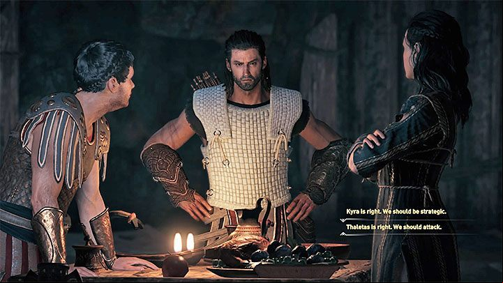 After meeting Thaletas, get to the second marker on the map - AC Odyssey: Thaletas - Romance - Romances - Assassins Creed Odyssey Guide