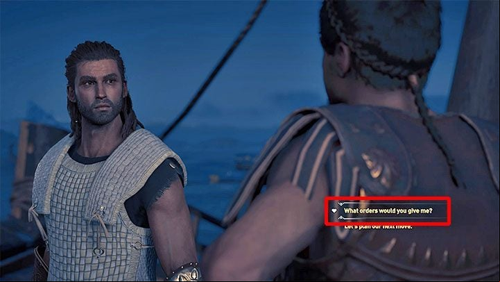 Return to the Spartan camp on the beach as part of The Thaletas Way quest to meet Thaletas again and receive a first assignment - AC Odyssey: Thaletas - Romance - Romances - Assassins Creed Odyssey Guide