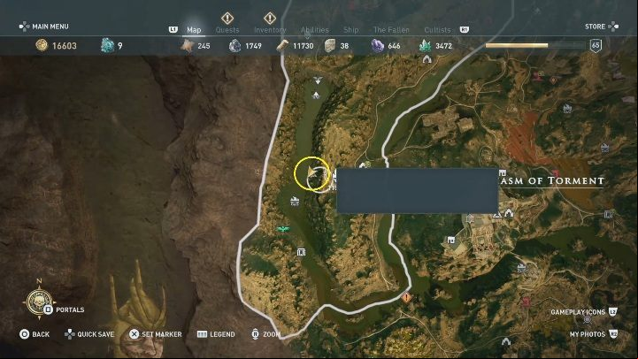 This location is in the western part of the underworld - AC Odyssey Fate of Atlantis: Den of Judgment, Perception of Hermes - Perception of Hermes - Assassins Creed Odyssey Guide