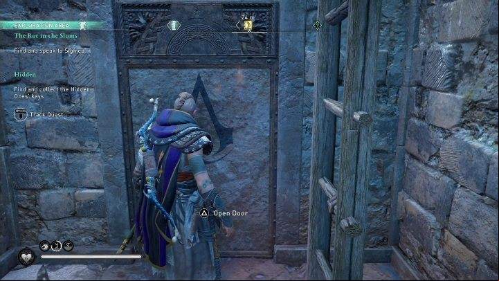 At the bottom, you will see a door that Elvior can open with the hidden blade - AC Valhalla Siege of Paris: Books of Knowledge (abilities), Amienois - secrets - Amienois - Assassins Creed Valhalla Guide and Walkthrough