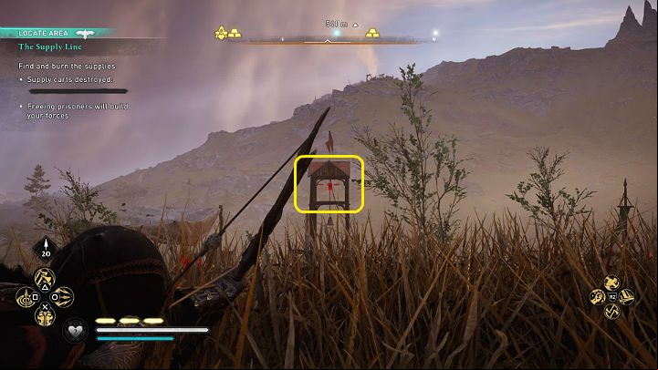 The quarry is well guarded, so you will have to deal with many guards during this task - Assassins Creed Valhalla: The Supply Line - Sciropescire - Assassins Creed Valhalla Guide and Walkthrough
