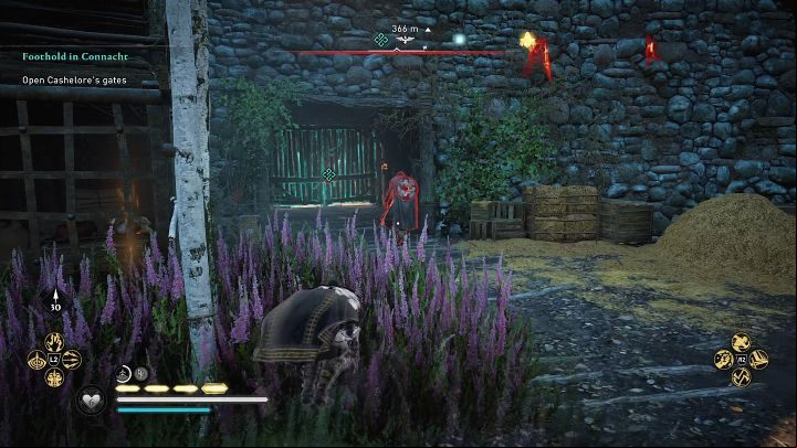 You don't have to kill all the enemies stationed in the fortress - AC Valhalla Wrath of the Druids: Foothold in Connacht - Walkthrough - Assassins Creed Valhalla Guide and Walkthrough