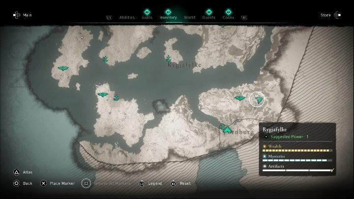 You can find this lost one in the southeastern part of the map - Assassins Creed Valhalla: Lost Drengr - Rygjafylke secrets, locations - Rygjafylke - Assassins Creed Valhalla Guide and Walkthrough