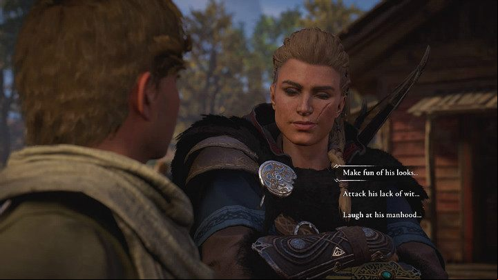 Next, Finnr will come and try together with Eivor to teach Oswald flyting so that next time he can bite back - Assassins Creed Valhalla: The Measure of a Norseman - East Anglia - Assassins Creed Valhalla Guide and Walkthrough