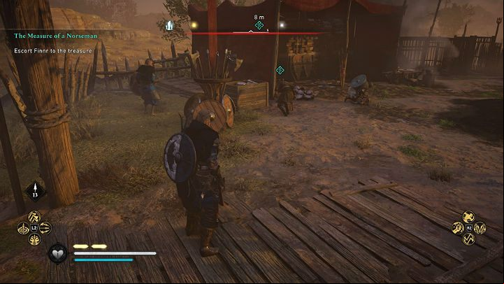 When all the enemies have been eliminated, talk to Finnr to complete this mission - Assassins Creed Valhalla: The Measure of a Norseman - East Anglia - Assassins Creed Valhalla Guide and Walkthrough