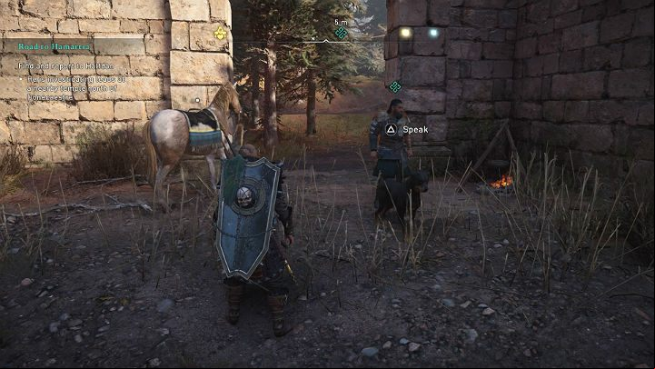 Go to a nearby temple, north of Donecaestre, to talk to Halfdan - Assassins Creed Valhalla: Road to Hamartia - Eurvicscire - Assassins Creed Valhalla Guide and Walkthrough