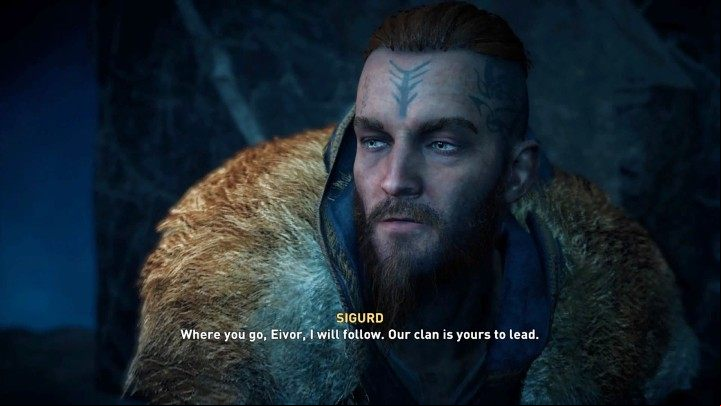 During the conversation with their brother, Eivor will mention returning home, and Siegfried will give his honest opinion about Eivor and the winding paths of their friendship - Assassins Creed Valhalla: Good Ending - Endings - Assassins Creed Valhalla Guide and Walkthrough