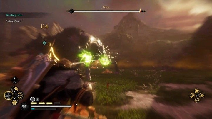 Perhaps the best tactic against this opponent is to wait until the wolf goes underground and then dodge his following attack - Assassins Creed Valhalla: Fenrir boss fight - how to win? - Bosses - Assassins Creed Valhalla Guide and Walkthrough
