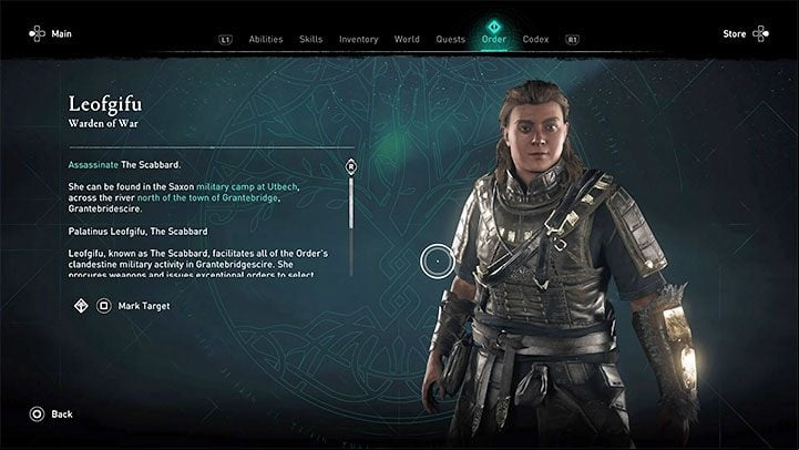 As for tracking of the Order who can give you the next clues, there are unfortunately two problems - Assassins Creed Valhalla: All of Order of the Ancients - Order of the Ancients - Assassins Creed Valhalla Guide and Walkthrough