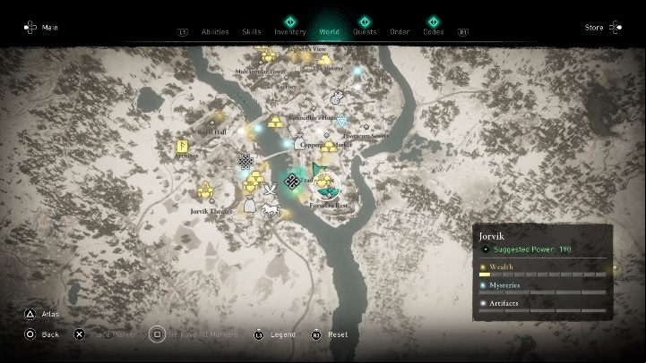 You will find this chest in the southern part of Jorvik - Assassins Creed Valhalla: Gear - Jorvik secrets, locations - Jorvik - Assassins Creed Valhalla Guide and Walkthrough