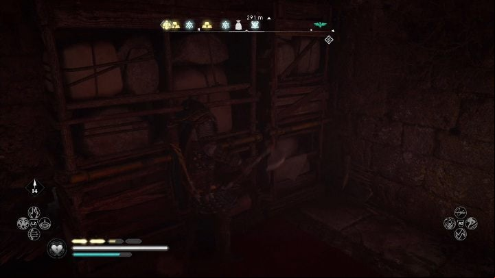 Move them to get to the hole in the wall - Assassins Creed Valhalla: Gear - Jorvik secrets, locations - Jorvik - Assassins Creed Valhalla Guide and Walkthrough