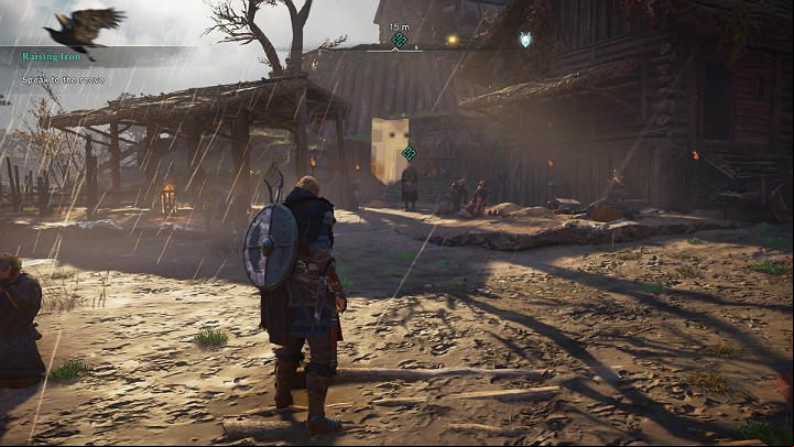 Go to the main square and talk to the sheriff - Assassins Creed Valhalla: A Raising Iron - East Anglia - Assassins Creed Valhalla Guide and Walkthrough