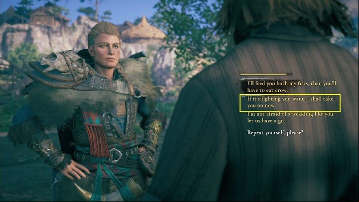 The decisive round; the last answer - Assassins Creed Valhalla: Flyting - Sciropescire secrets, locations - Sciropescire - Assassins Creed Valhalla Guide and Walkthrough