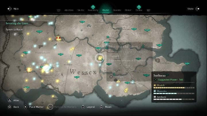 Location of the book of knowledge: Suthesece, in the northern part of the map, in Briggworth - Assassins Creed Valhalla: Books of Knowledge - ranged combat - Secrets and collectibles - Assassins Creed Valhalla Guide and Walkthrough