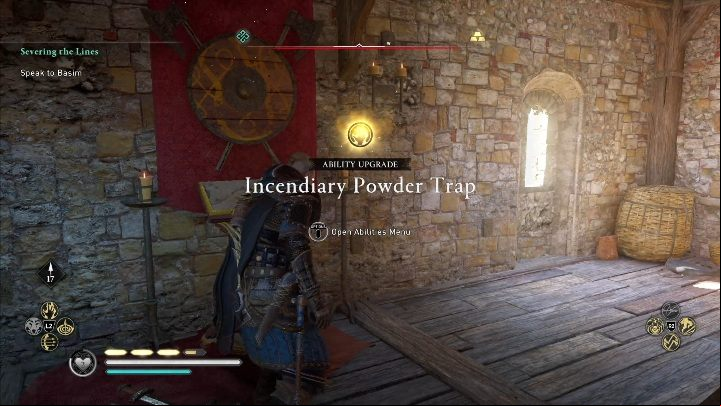 Usage: shoot a fire arrow that sets fire to everything in the area and destroys debris blocking a age - Assassins Creed Valhalla: Books of Knowledge - ranged combat - Secrets and collectibles - Assassins Creed Valhalla Guide and Walkthrough
