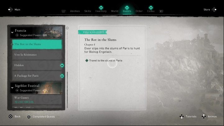 Completing Stealing From Thieves unlocks A Package for Paris - AC Valhalla Siege of Paris: Stealing From Thieves, Melunois - Melunois - Assassins Creed Valhalla Guide and Walkthrough