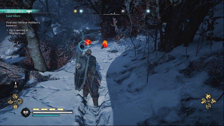 Go to the Dalby Forest (the location is marked on the world map) to find Beonton, who is guarding his master's weapon - Assassins Creed Valhalla: Lost Glory - Eurvicscire - Assassins Creed Valhalla Guide and Walkthrough