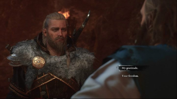 When you ask if the master blacksmith can forge an indestructible chain for you, he will reply that chains will not work and offer you an indestructible rope instead - not for free, of course - Assassins Creed Valhalla: Forging a Bond - Asgard - Assassins Creed Valhalla Guide and Walkthrough