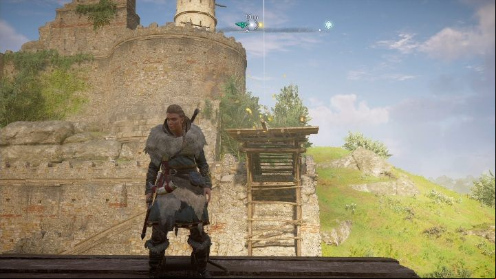 Start: To start chasing the card, you have to jump on the walls of the building and then run into the secret so that he will start flying - Assassins Creed Valhalla: Flying paper - Grantebridgescire secrets, locations - Grantebridgescire - Assassins Creed Valhalla Guide and Walkthrough