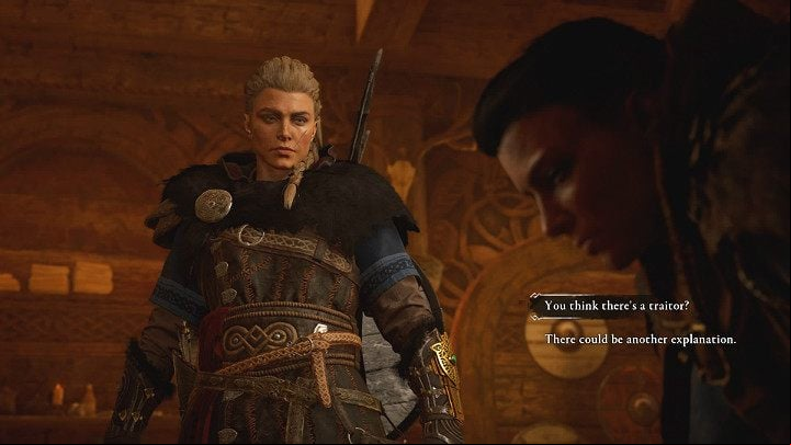 After the feast, Soma will wake up Eivor in the morning and talk about her fears - Assassins Creed Valhalla: Glory Regained - Grantebridgescire - Assassins Creed Valhalla Guide and Walkthrough