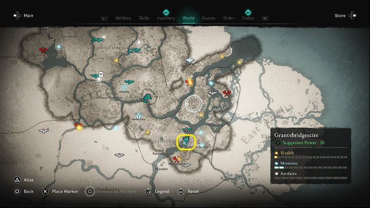 In the place marked in the picture above, you will meet a man who claims to be King Edwald - Assassins Creed Valhalla: The Lord of Norsexe - Grantebridgescire - Assassins Creed Valhalla Guide and Walkthrough