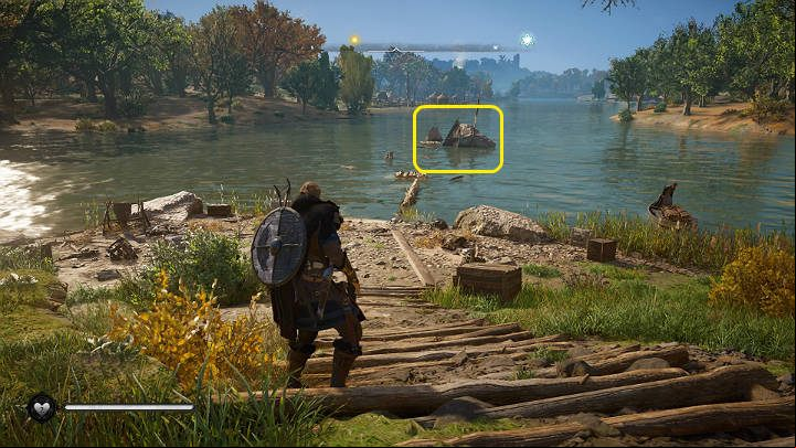 The ship turns out to be an ordinary boat that crashed into a rock near a small island, which the man calls the kingdom of Norsexe - Assassins Creed Valhalla: The Lord of Norsexe - Grantebridgescire - Assassins Creed Valhalla Guide and Walkthrough