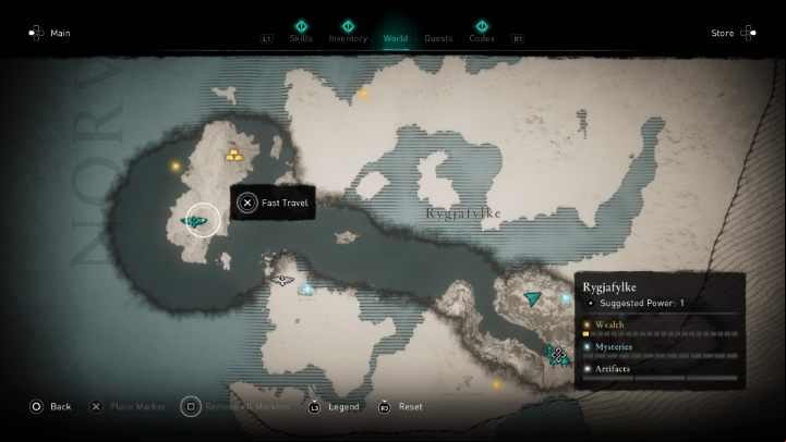 The basic points of fast travel are those marked on the map with the raven icon - Assassins Creed Valhalla: How to activate fast travel? - Exploration - Assassins Creed Valhalla Guide and Walkthrough